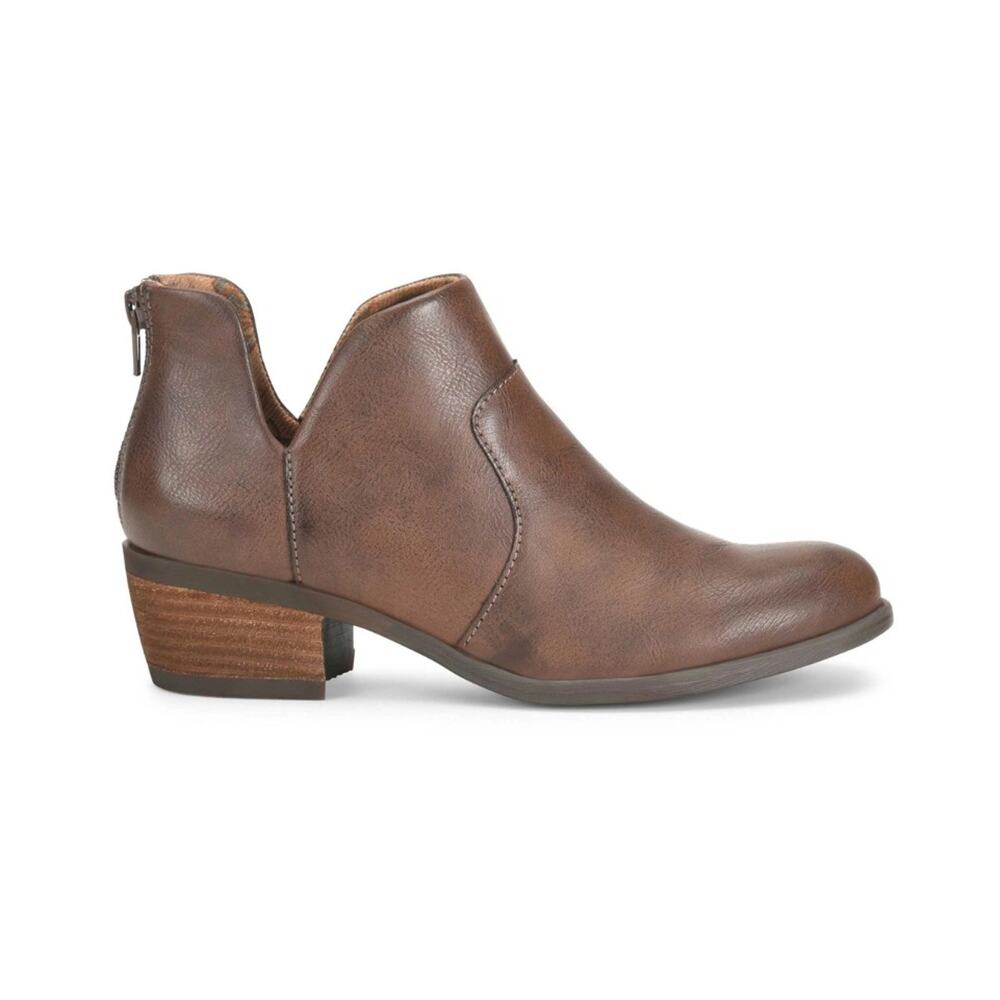 BOC Women's Lucy Zip-Up ankle Bootie slip on boots sz 8M